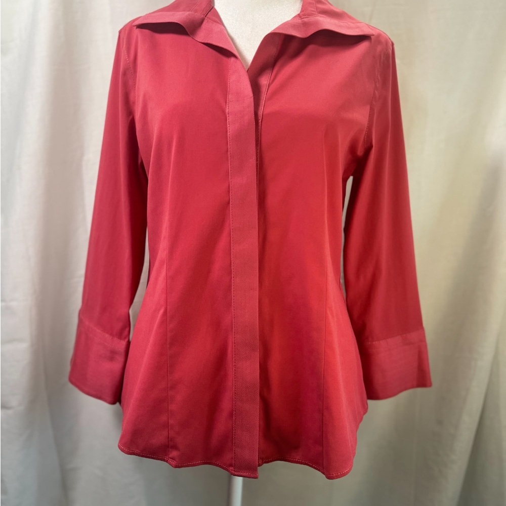 Talbots Pink Women’s 8P Button-Up Top